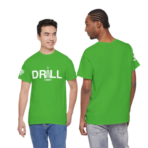 Drill Basic White Logo - SS - Front
