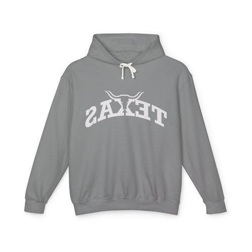 Texas Longhorn Backwards Logo - Soft Lightweight Hoodie