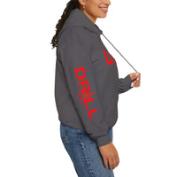 Drill Basic Red Logo - Heavy Blend™ Hoodie