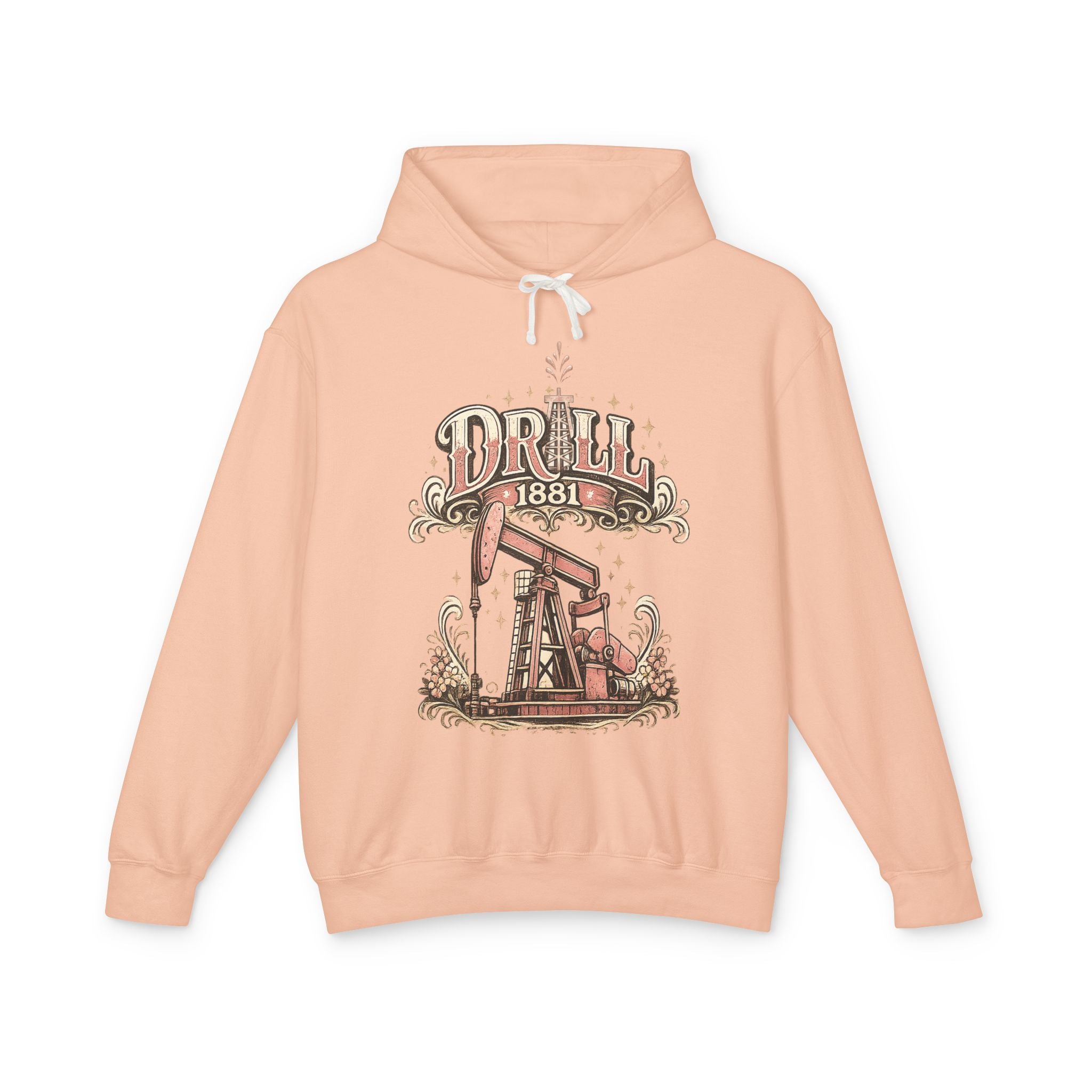 Retro Drill Ladies - Soft Lightweight Hoodie