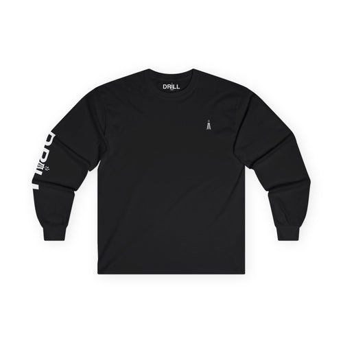 Drill White Gusher Logo - Long Sleeve Tee