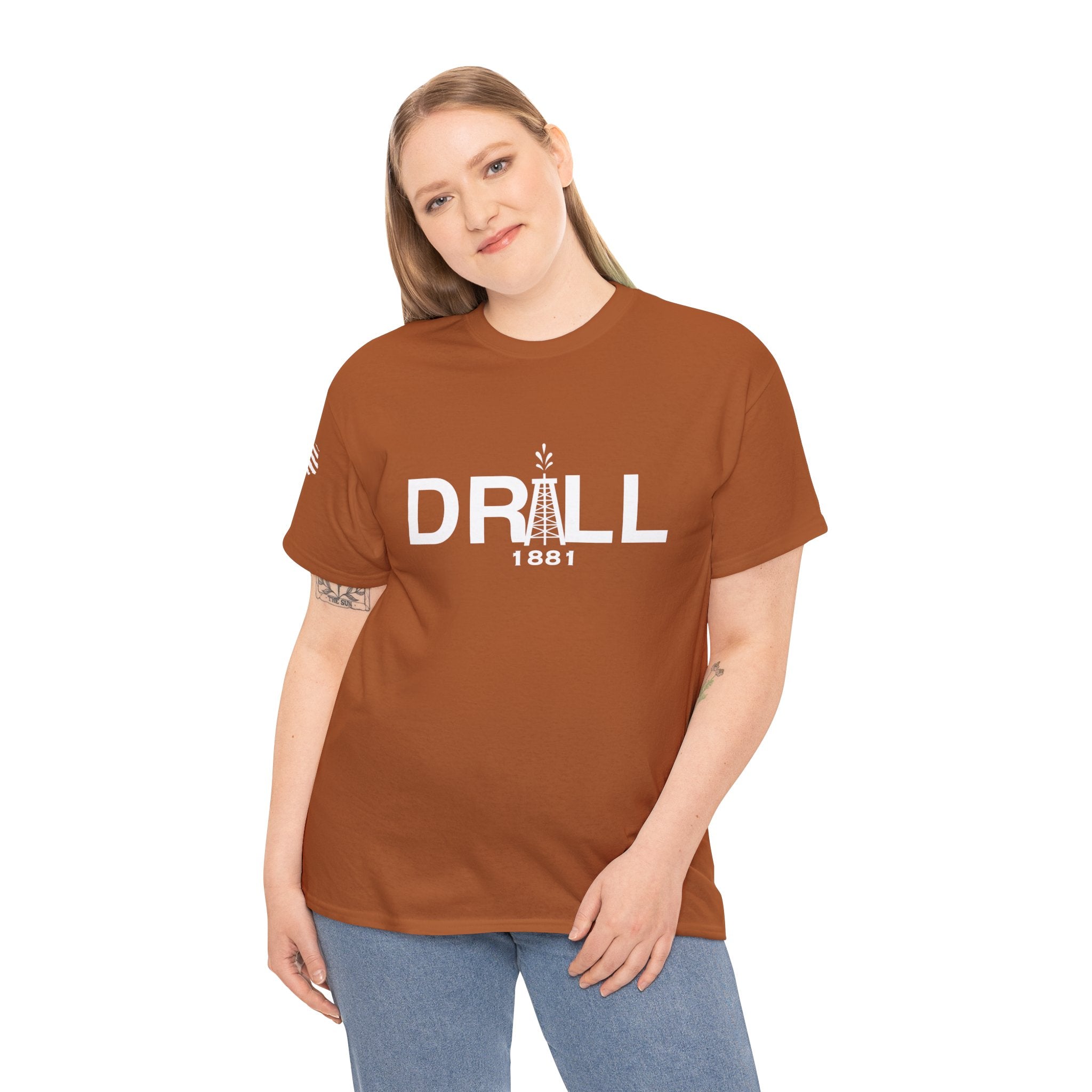Drill Basic White Logo - SS - Front