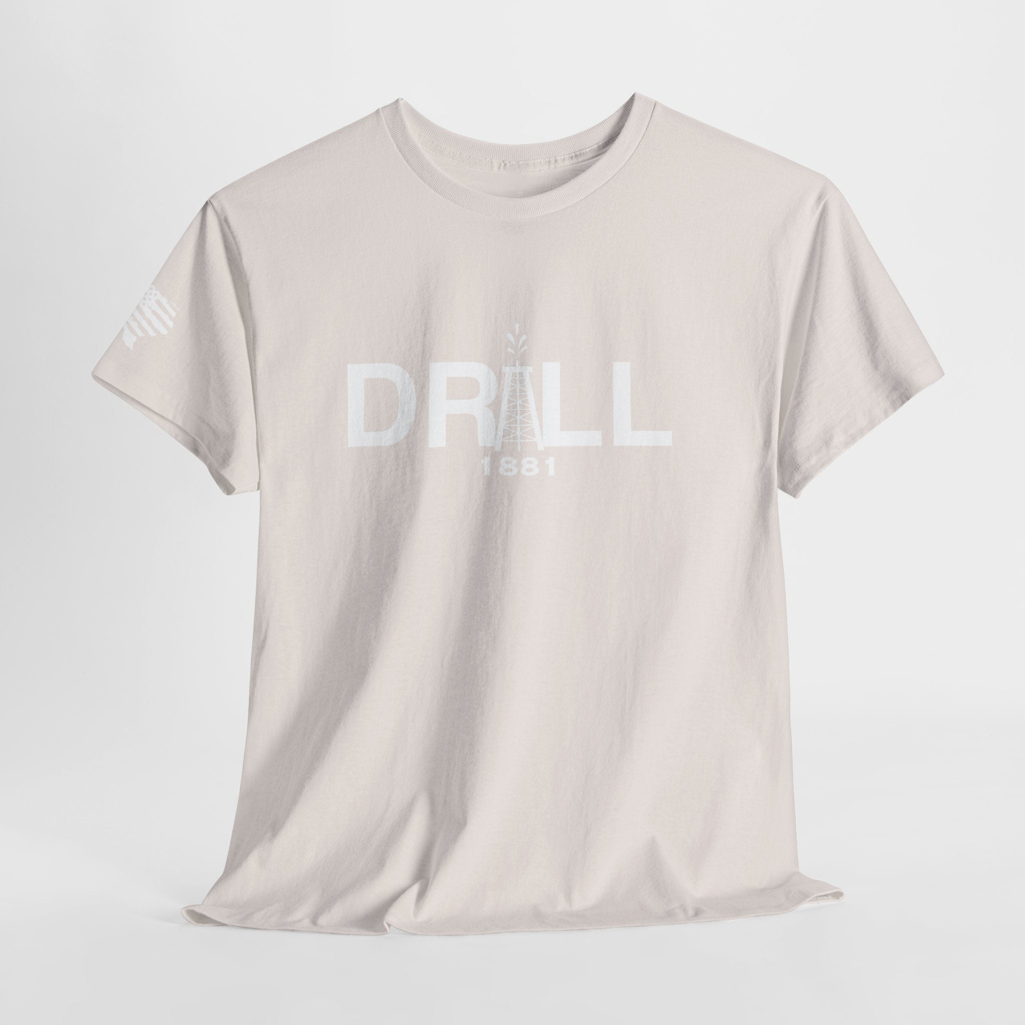 Drill Basic White Logo - SS - Front