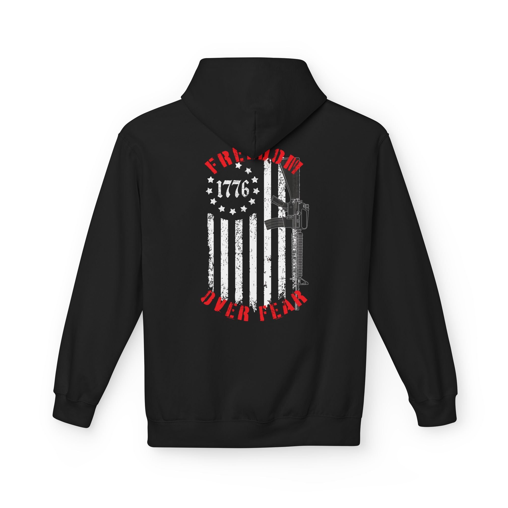 Freedom Over Fear - Softstyle Fleece Hoodie