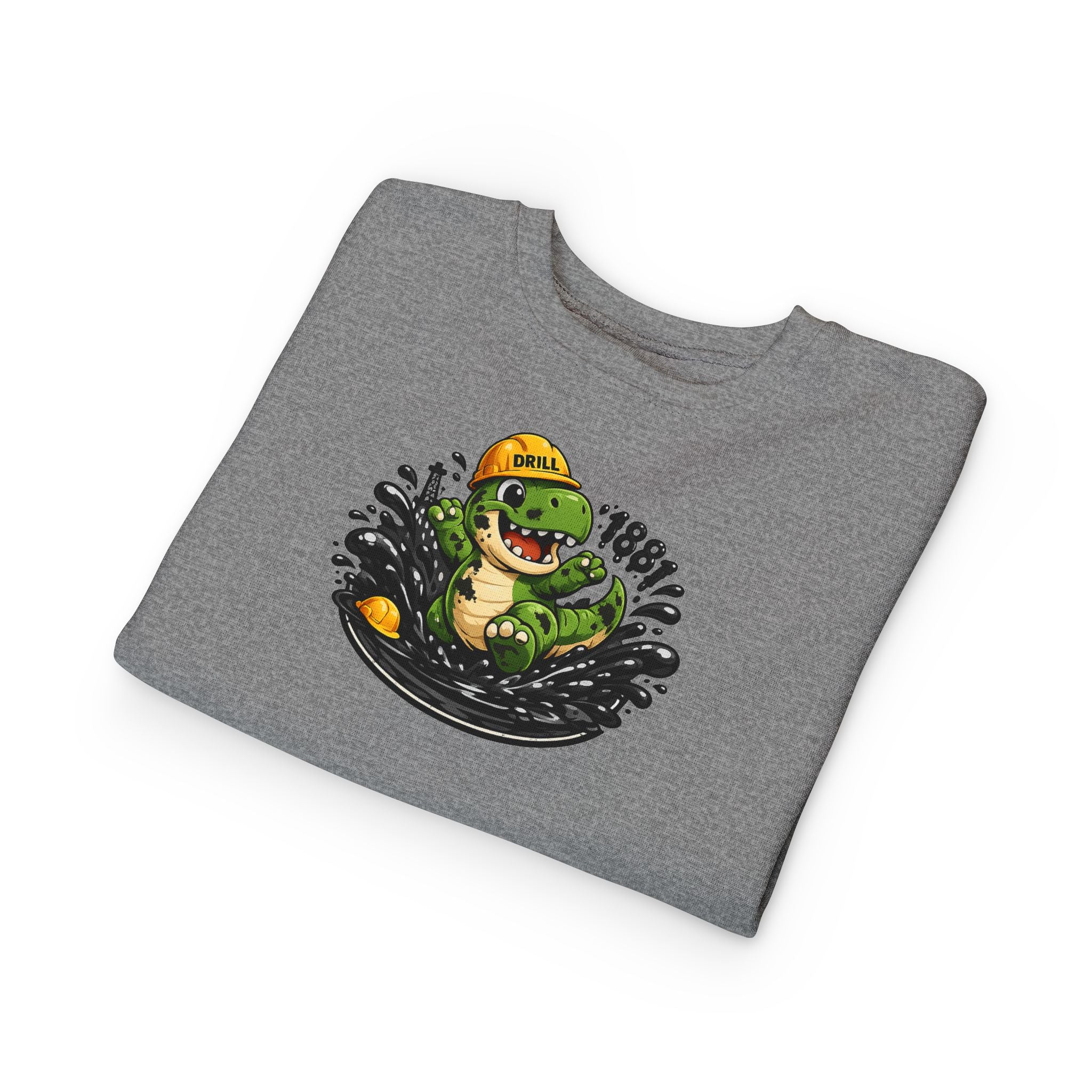 Dino Mud Splash Kids Toddler Sweatshirt