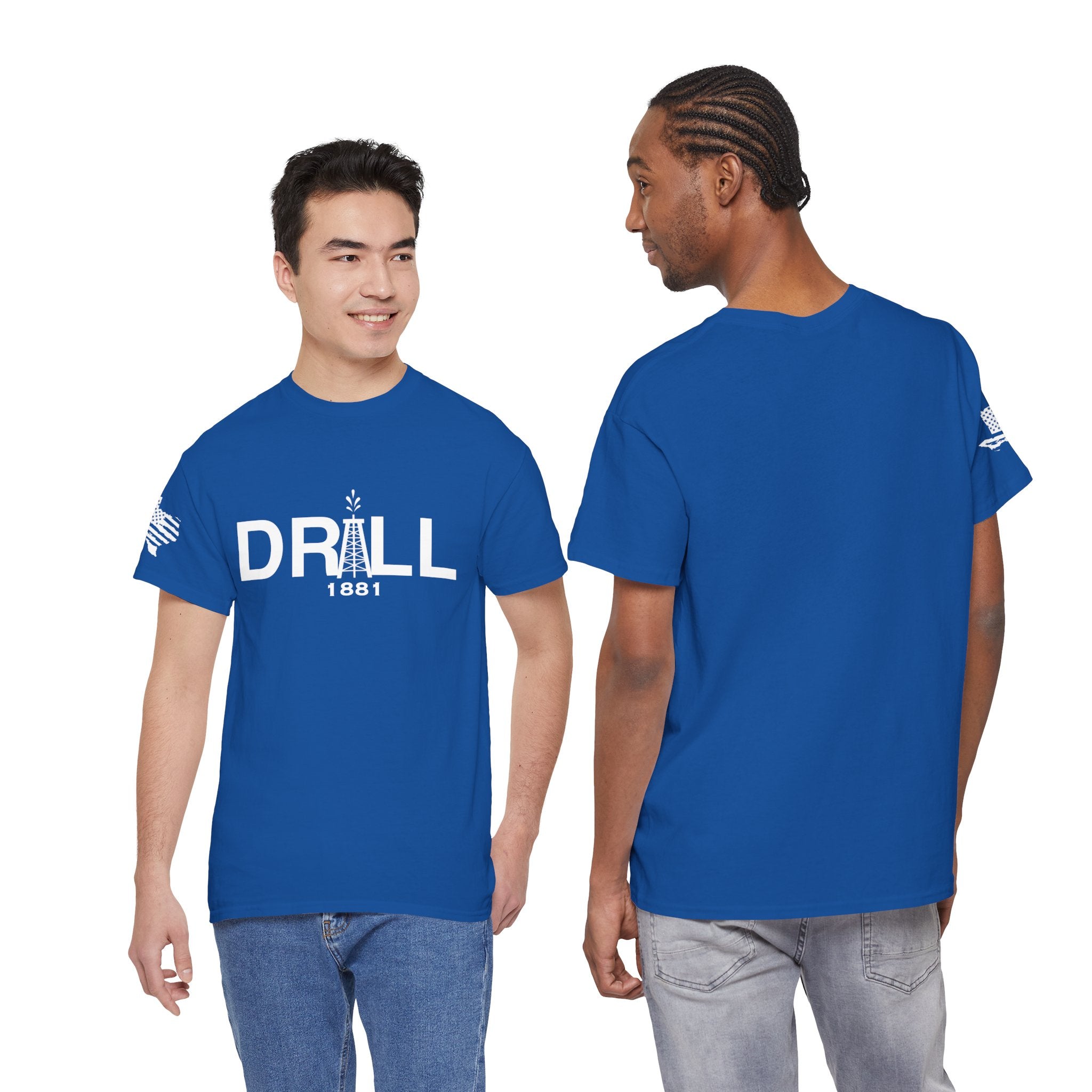 Drill Basic White Logo - SS - Front
