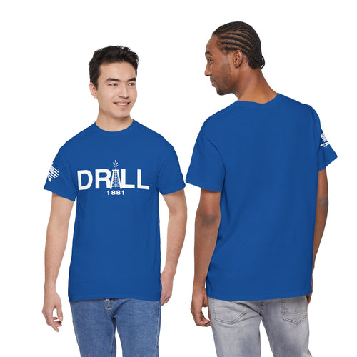Drill Basic White Logo - SS - Front