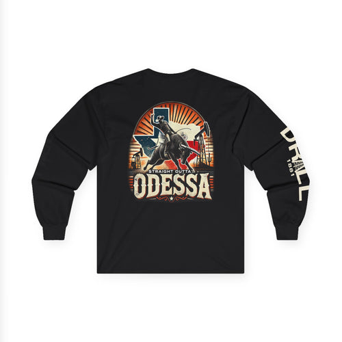 Straight Outta Odessa Bull - Long Sleeve Tee