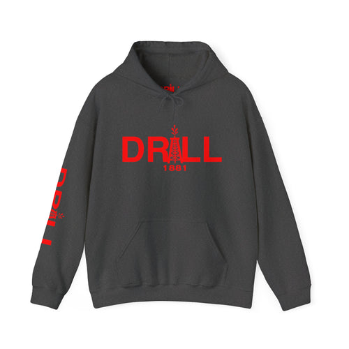 Drill Basic Red Logo - Heavy Blend™ Hoodie