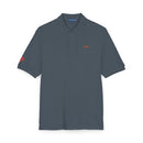 Embroidered Red Drill Logo — Executive Polo