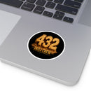 432 Drill Crew Round Sticker — Oilfield Hard Hat or Truck Decal