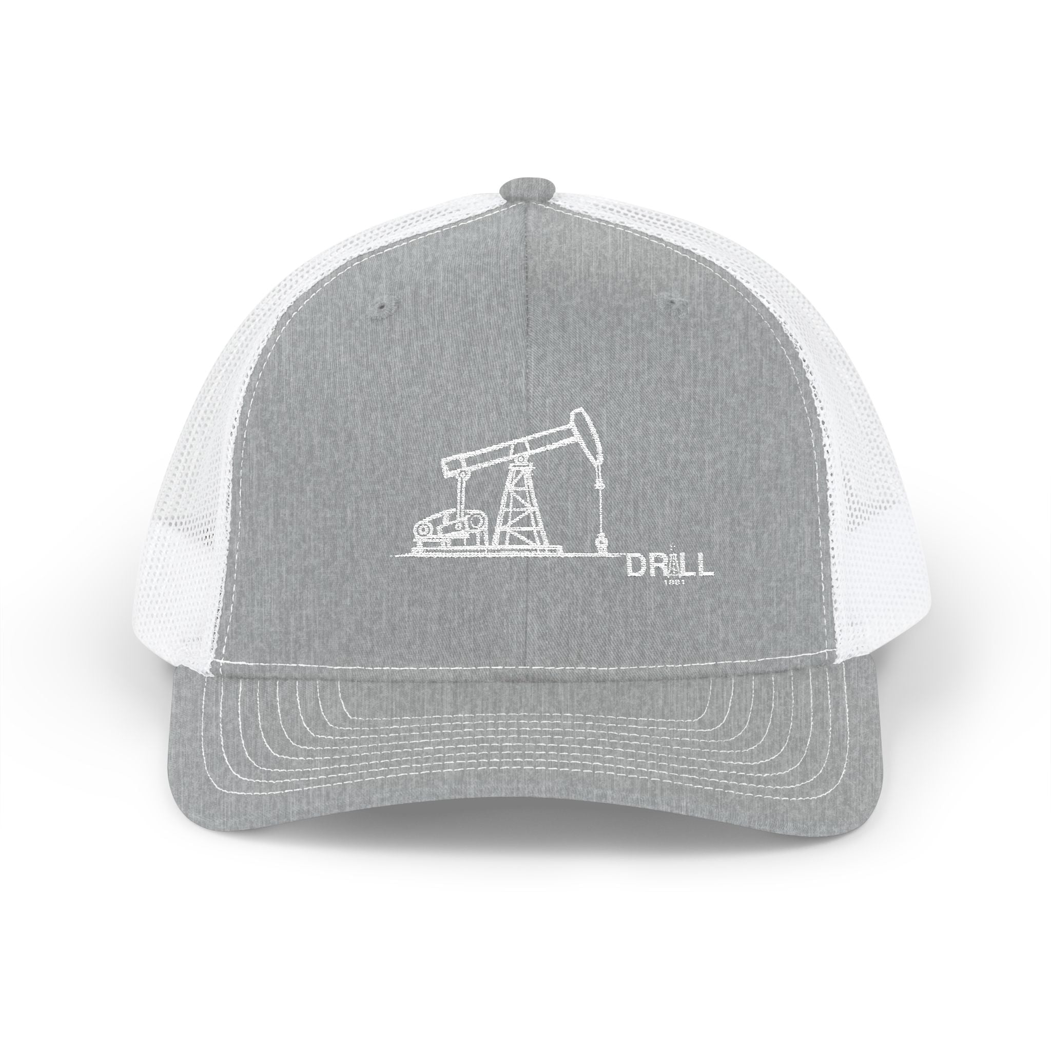Pump Jack Sketch - Trucker Hat