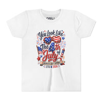 You Look Like the 4th of July Youth  Kids Tee – United States 1776–2026 Patriotic Design