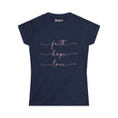 Faith Hope Love  Ladies - SS - Front