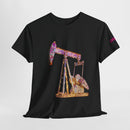 Glitter Pumpjack Front - Black - SS - T-Shirt