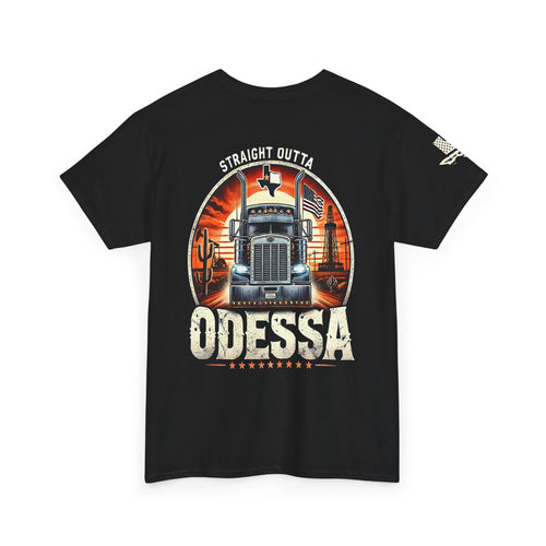 Straight Outta Odessa Trucker - SS - Back