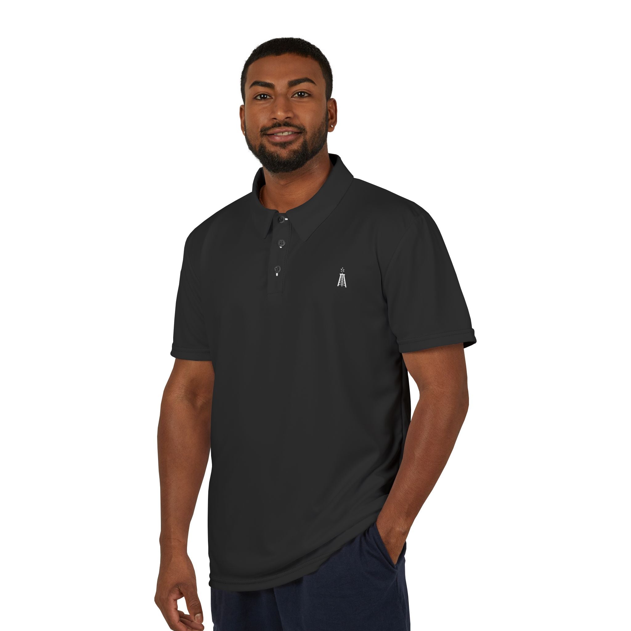 Gusher Logo - Stylish Male Polo Shirt