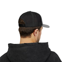 Skull Drill Work Snapback Trucker Cap