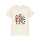 Be The Light Christmas - Youth Short Sleeve Tee - Fun & Stylish T-Shirt for Kids