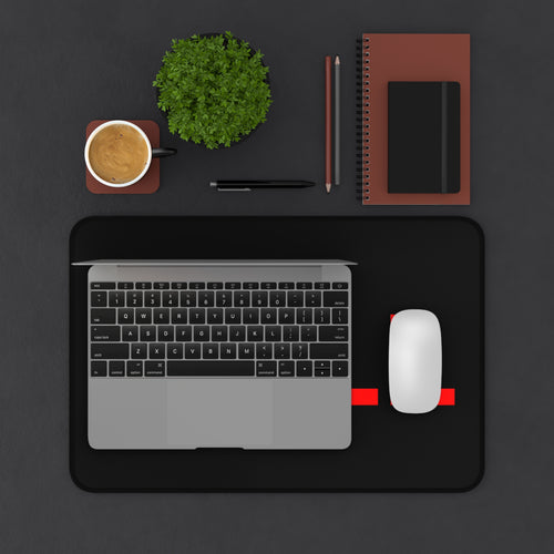 Desk Mat — Red "DRILL 1881" Oil Rig Gaming/Work Mouse Pad