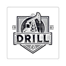 DRILL Shield - Square Stickers