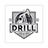 DRILL Shield - Square Stickers
