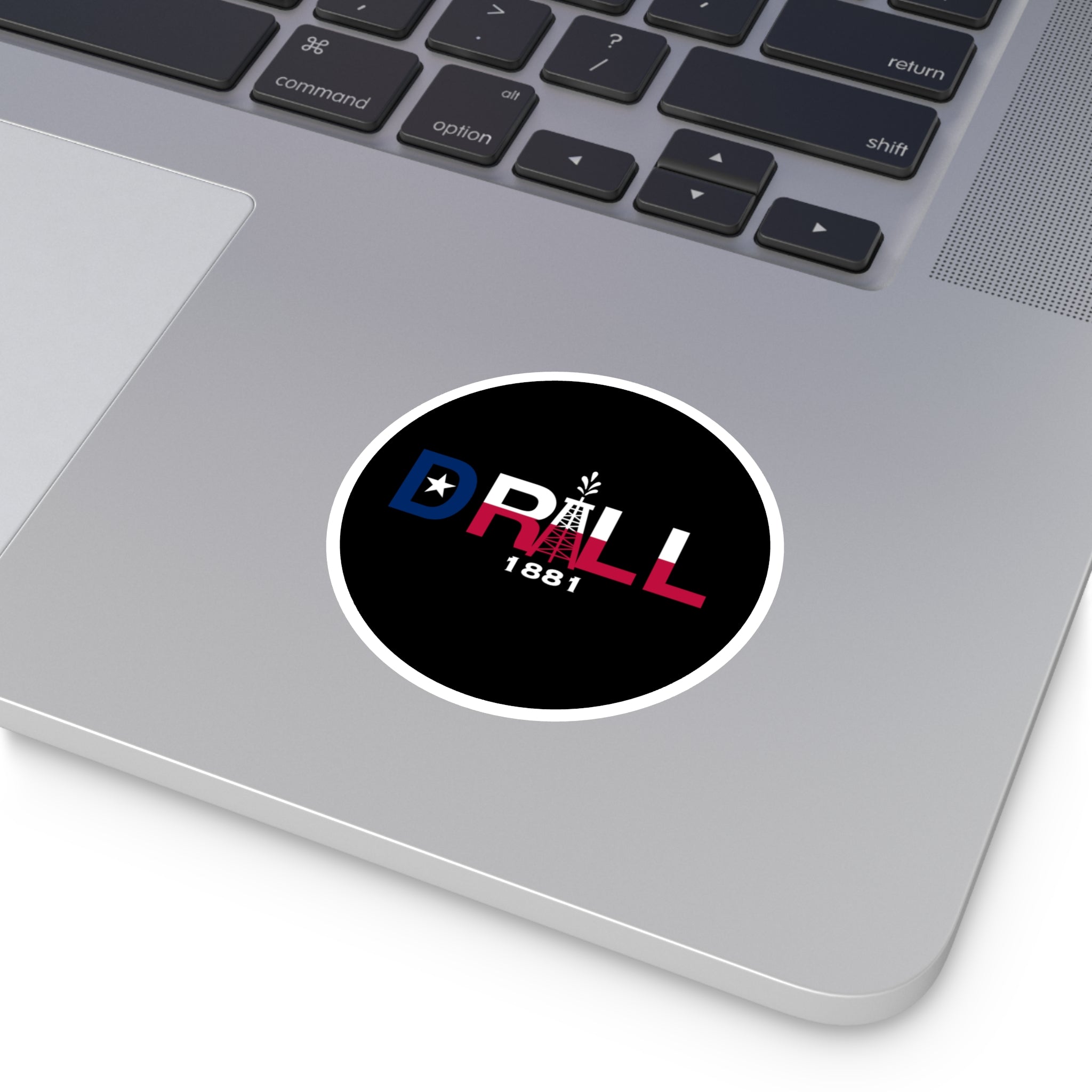 Texas Drill Logo — Oilfield Hard Hat or Truck Decal