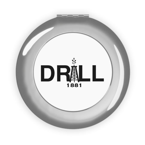 Compact Travel Mirror with Drill 1881 Logo