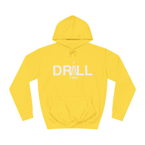 DRILL Premium Hoodie WhiteLogo