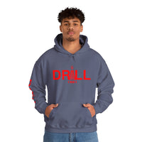 Drill Basic Red Logo - Heavy Blend™ Hoodie