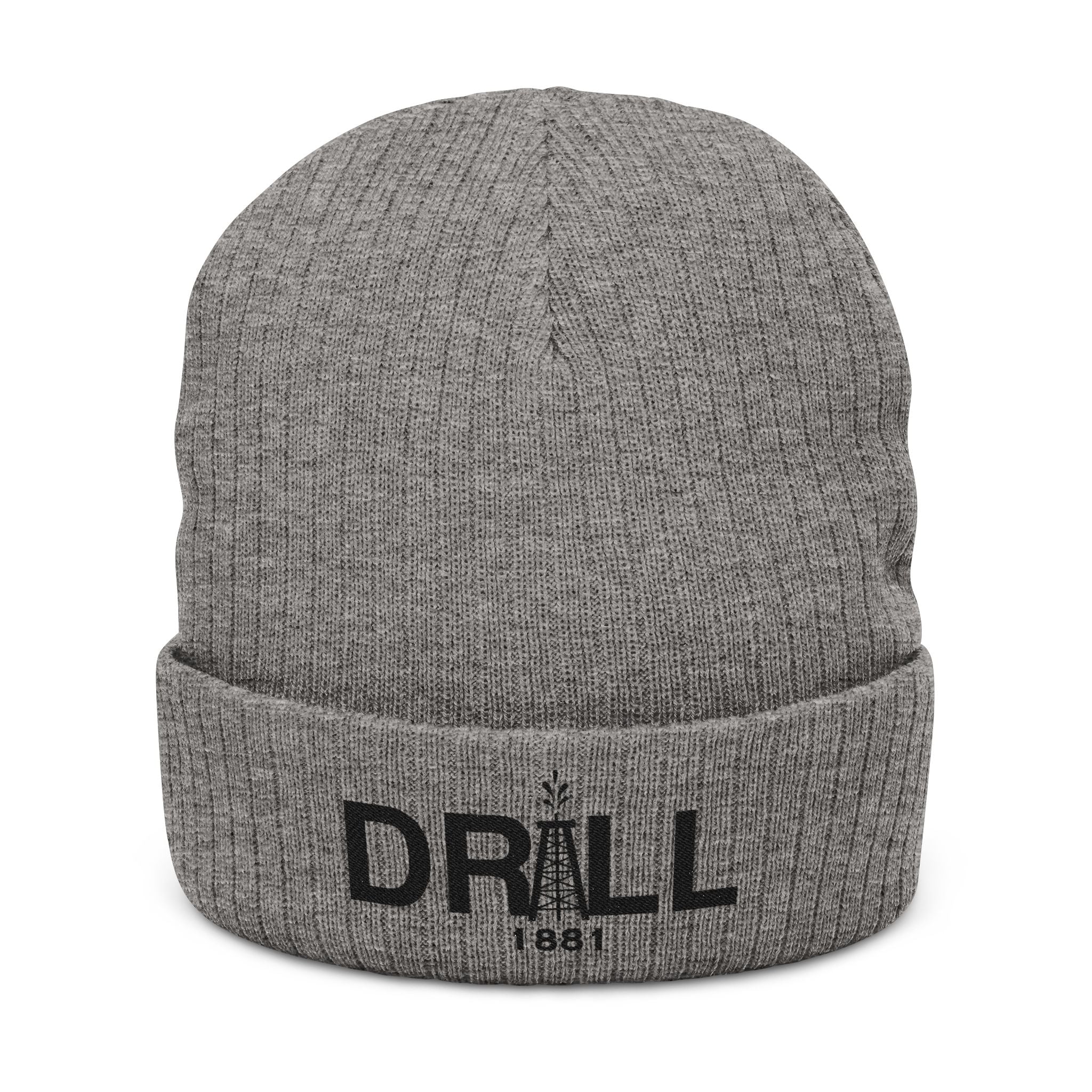 Classic Drill 1881 - Stylish Ribbed Knit Beanie