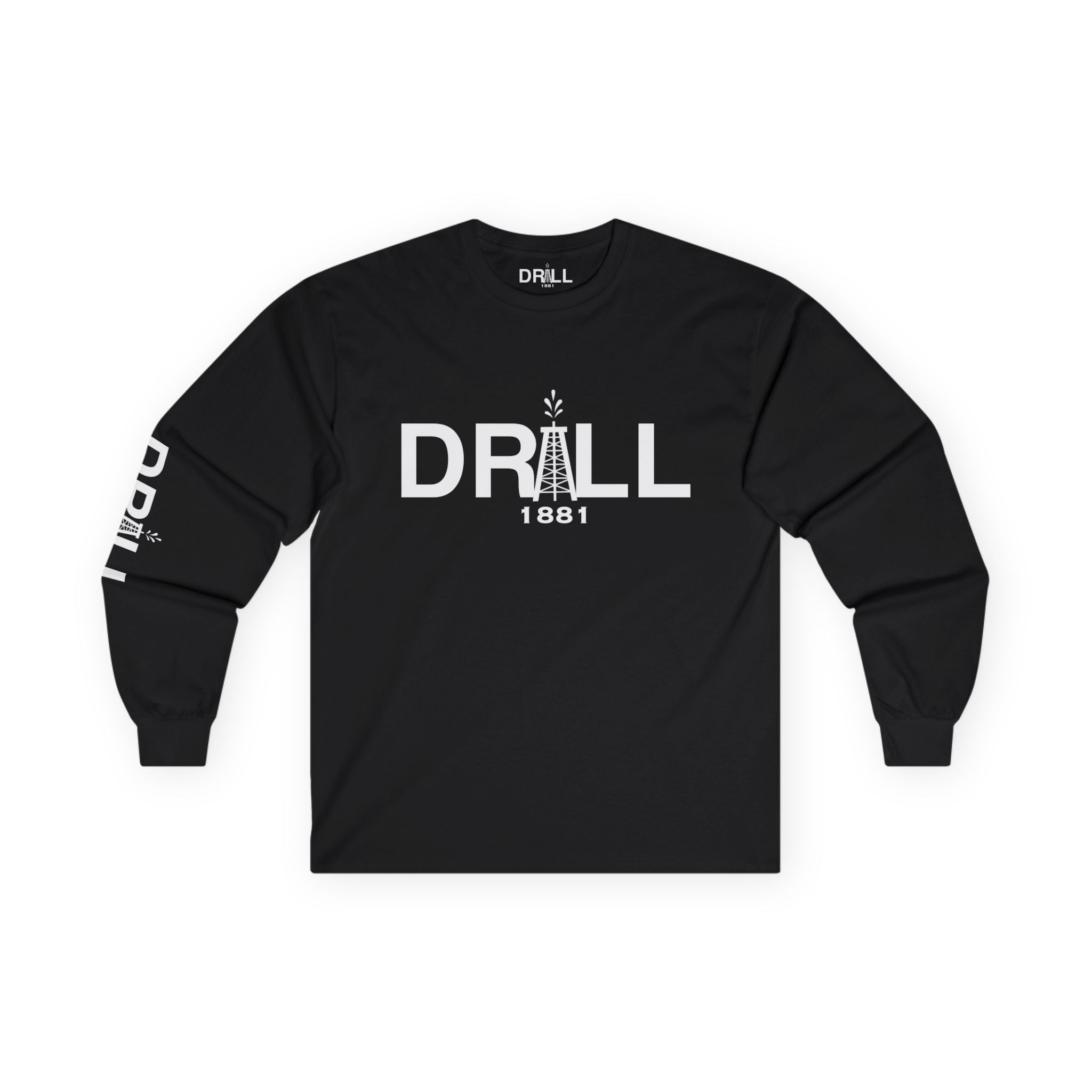 Drill White Logo - Long Sleeve Tee