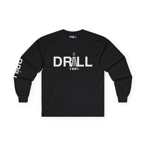 Drill White Logo - Long Sleeve Tee