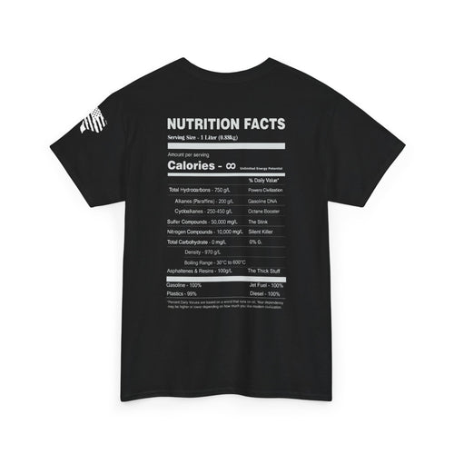 Nutrition Facts - White Logo - SS - Back