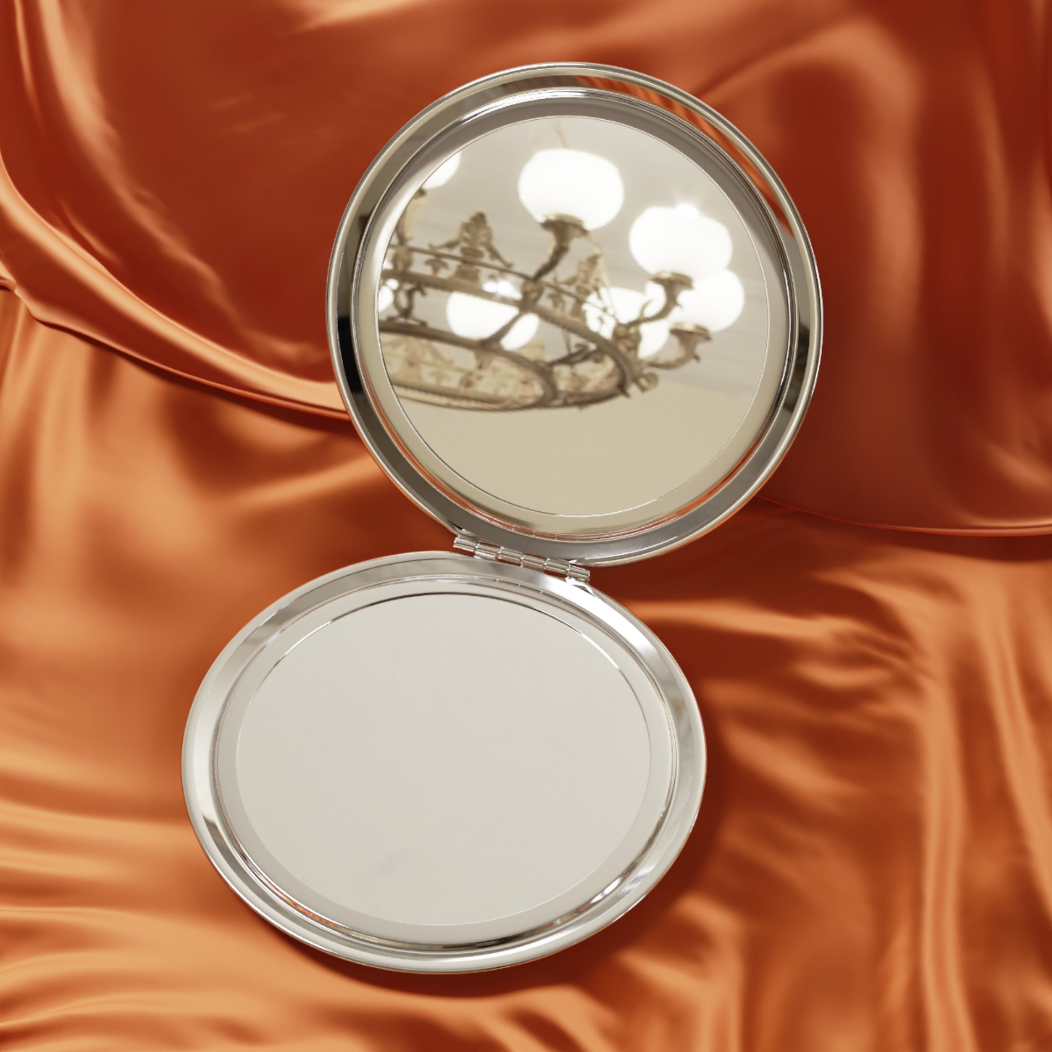 Compact Travel Mirror with Drill 1881 Logo