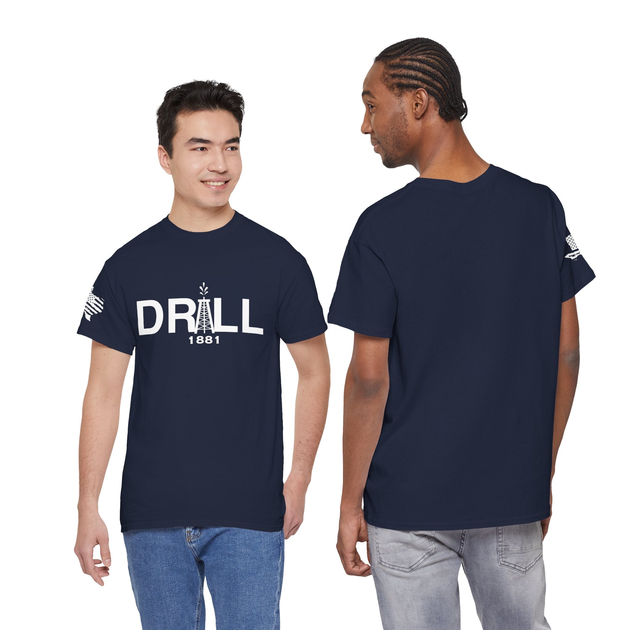 Drill Basic White Logo - SS - Front