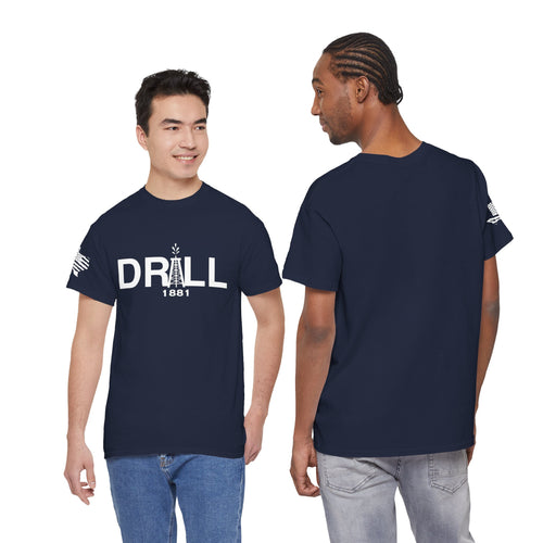 Drill Basic White Logo - SS - Front