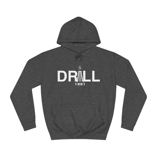 DRILL Premium Hoodie WhiteLogo