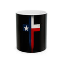 Texas Cross - Ceramic Coffee Mug