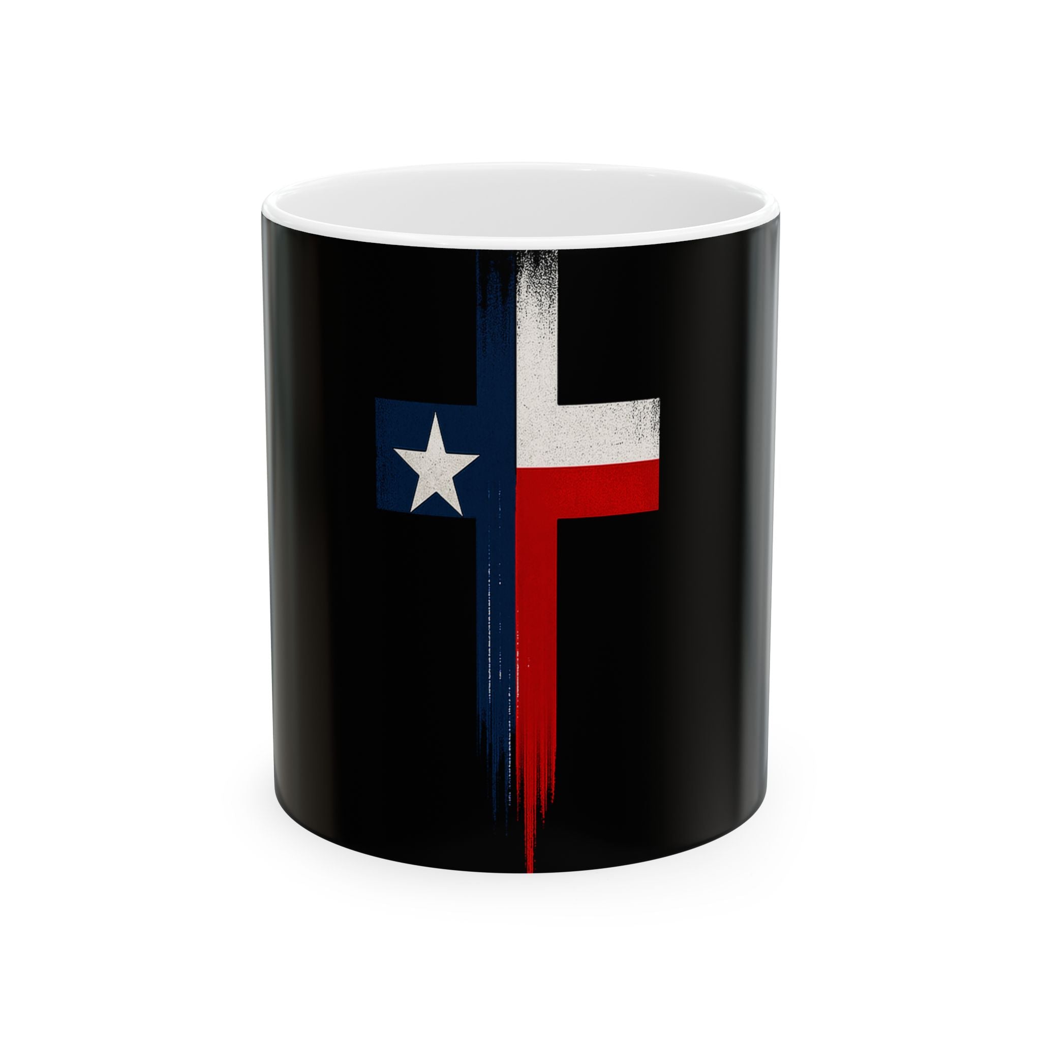 Texas Cross - Ceramic Coffee Mug