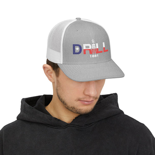 Drill Texas Flag Trucker Hat