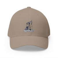 Embroidered Odessa Pumpjack Cap - Closed Back