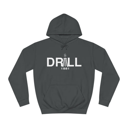 DRILL Premium Hoodie WhiteLogo