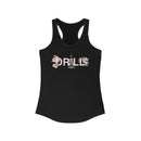 Floral Graphic Racerback Tank for Women - Casual Summer Top