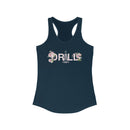 Floral Graphic Racerback Tank for Women - Casual Summer Top