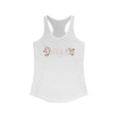 Floral Graphic Racerback Tank for Women - Casual Summer Top