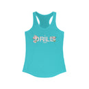 Floral Graphic Racerback Tank for Women - Casual Summer Top