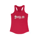 Floral Graphic Racerback Tank for Women - Casual Summer Top