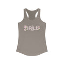 Floral Graphic Racerback Tank for Women - Casual Summer Top
