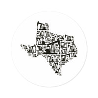 Texas Pumpjacks - Hard Hat or Truck Decal